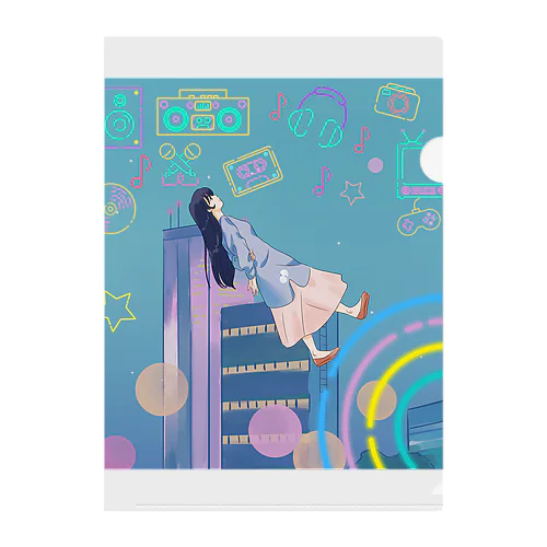 momo_emi2021 秋 Clear File Folder