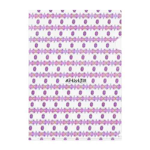 苺ピンクちゃん(縦長) Clear File Folder