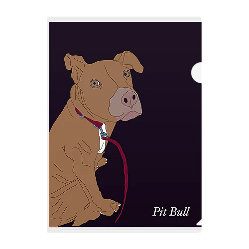 American Pit Bull Terrier Clear File Folder