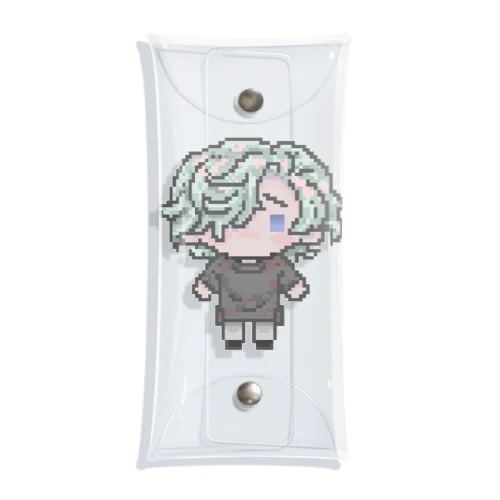 ドット絵チーシャくん　2023年美少年展 Clear Multipurpose Case