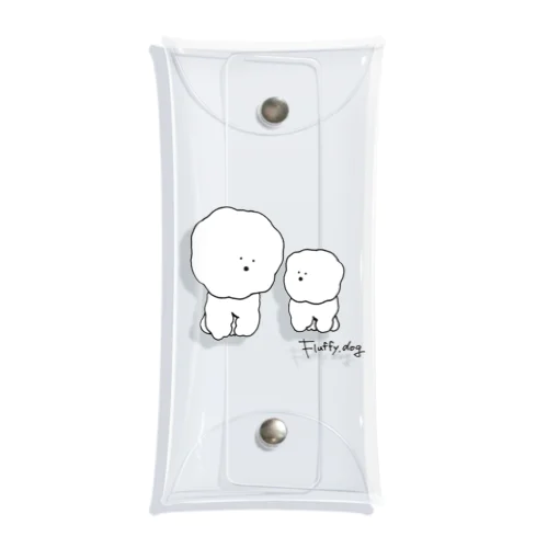 もふもふ Clear Multipurpose Case