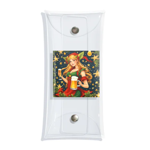 妖精さんと乾杯 Clear Multipurpose Case