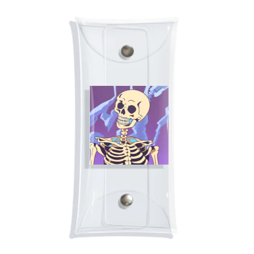 露骨なスケルトン Clear Multipurpose Case