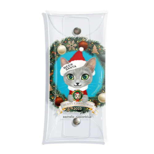 2023★MEERサンタグッズ Clear Multipurpose Case