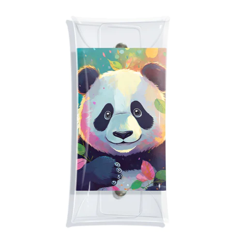 カラフルパンダ Clear Multipurpose Case