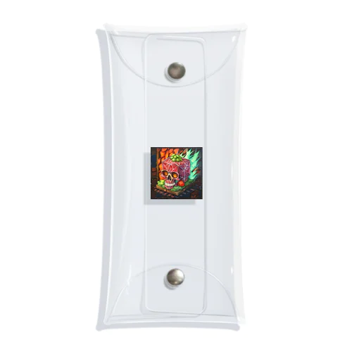 スカル＆ミート Clear Multipurpose Case