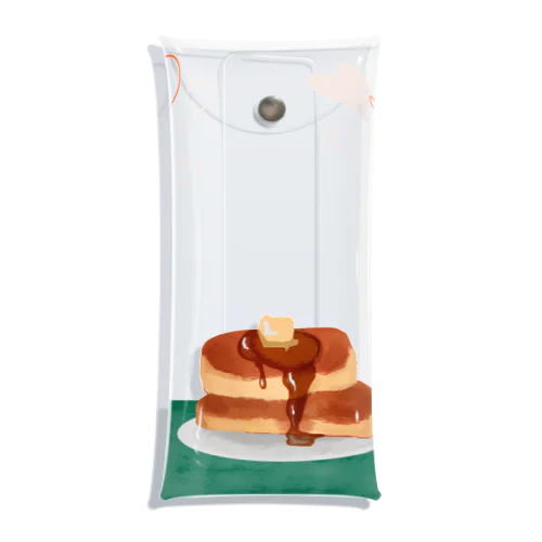 推しにパンケーキを捧げる Clear Multipurpose Case