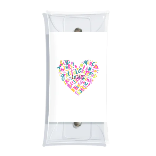 オリジナルハート Clear Multipurpose Case