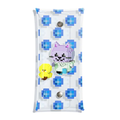 LEOPIYO ブルードット　Ⅰ Clear Multipurpose Case