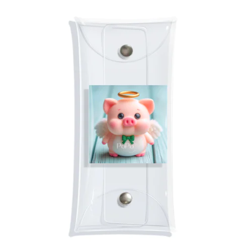 Cute Pig Angel "PoPo"  SN002 Clear Multipurpose Case