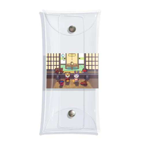 8月🎇夏の夜の縁側でのひととき🍉🎐 Clear Multipurpose Case