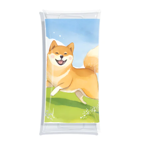 柴犬のお散歩 Clear Multipurpose Case