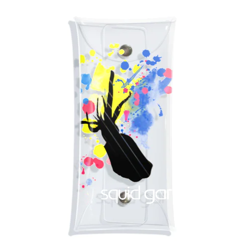 スクイッドゲーム　小物入れ Clear Multipurpose Case