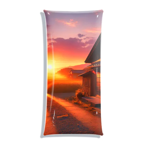 マジックアワーとミケネコと古民家 Clear Multipurpose Case