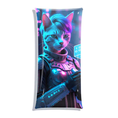 量子の選択猫 Quantum Choice Cat Clear Multipurpose Case