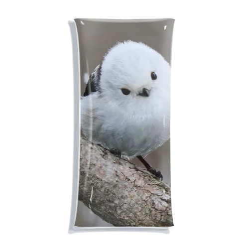 【サロベツのシマエナガ】 Clear Multipurpose Case