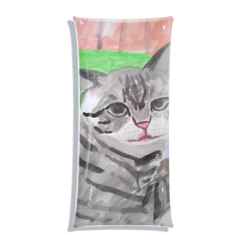 シャムミックスちゃん Clear Multipurpose Case