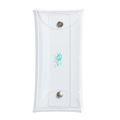 今日も推しが尊い　ターコイズブルー Clear Multipurpose Case