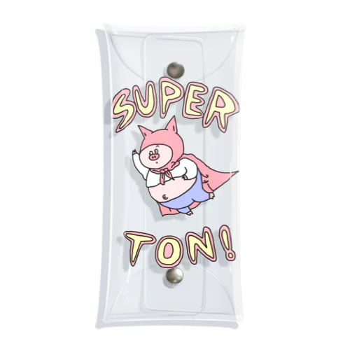 SUPER★TON!! Clear Multipurpose Case