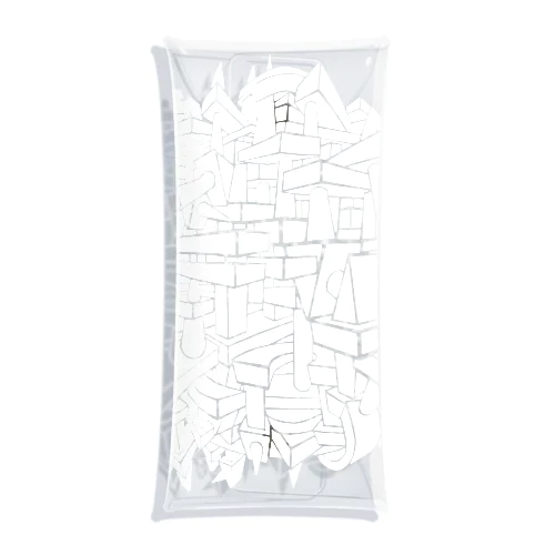 【クソったれコロナ！】海野貴彦デザイン  Clear Multipurpose Case