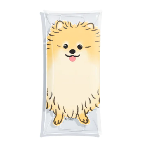 ずっといっしょ_ポメラニアン Clear Multipurpose Case