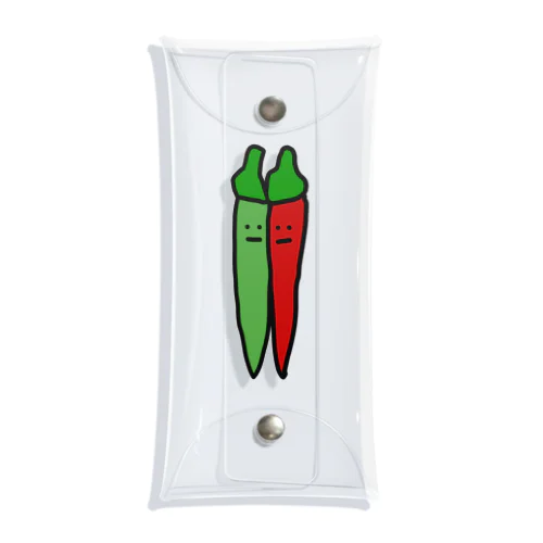 なかよしとうがらし Clear Multipurpose Case