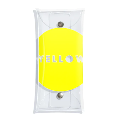 CIRCLE YELLOW. Clear Multipurpose Case