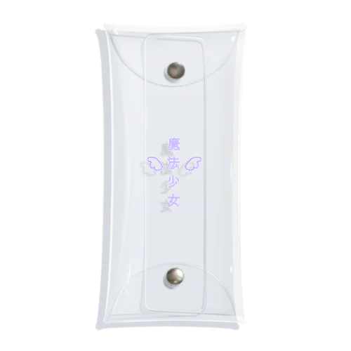 魔法少女(紫) Clear Multipurpose Case