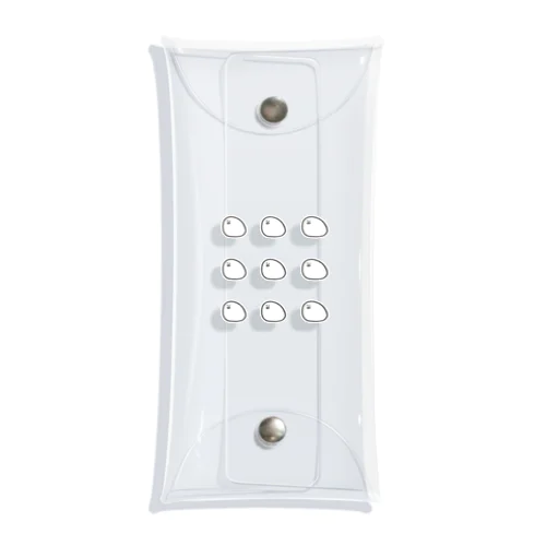 控えめシリーズ(9匹) Clear Multipurpose Case