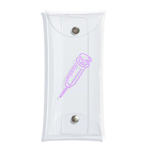 ネオン注射器マルチケース Clear Multipurpose Case