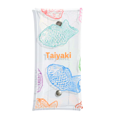 カラフル鯛焼き Clear Multipurpose Case