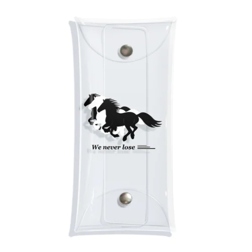 Run！Run！Horse Clear Multipurpose Case