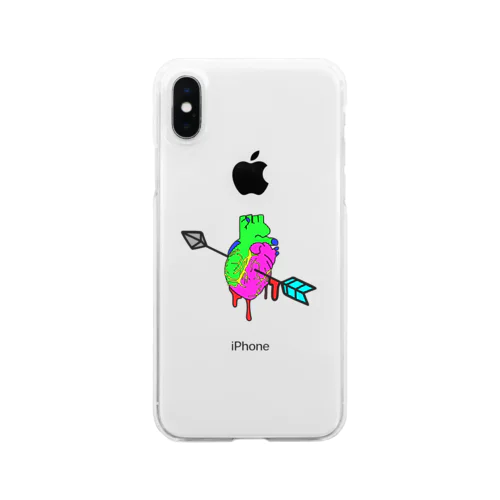 心臓が痛い Clear Smartphone Case