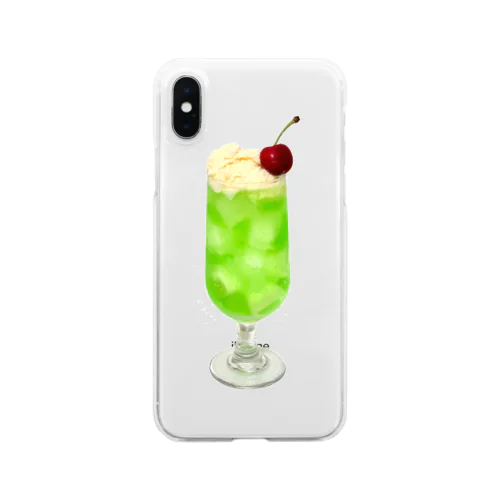 くり〜むそ〜だ Clear Smartphone Case