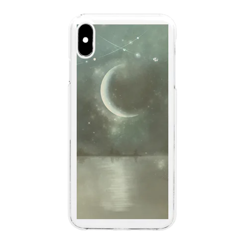 Crescent moon festival Clear Smartphone Case