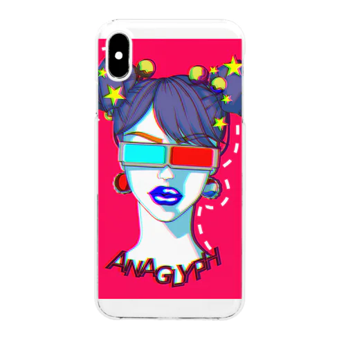 アナグリフ Clear Smartphone Case