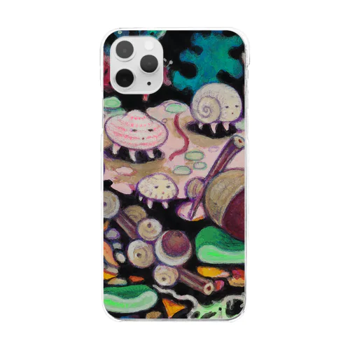 The sea and acorns / 海とどんぐり Clear Smartphone Case