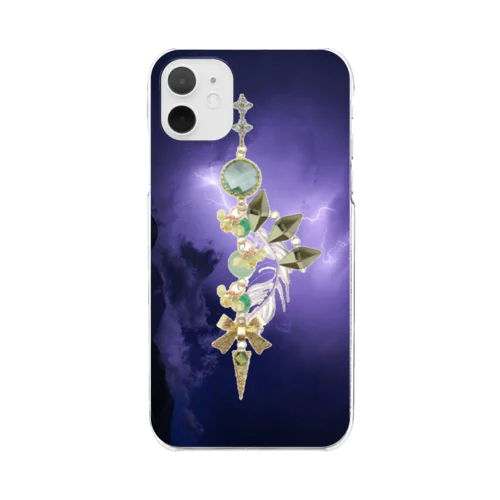雷鳴の羽根 Clear Smartphone Case