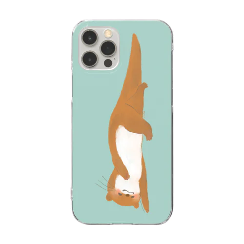 かわうそさん Clear Smartphone Case