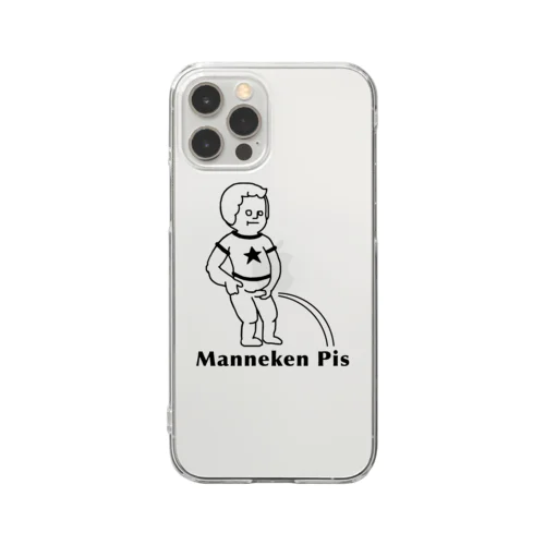 小便小僧 Special Clear Smartphone Case