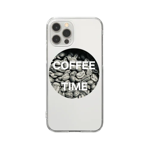 お豆さんたち　(COFFEE TIME) Clear Smartphone Case