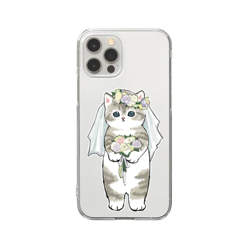 花嫁にゃん Clear Smartphone Case