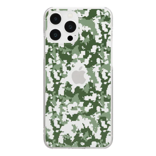 カモフラ【アルパイングリーン用 クリアケース】 Clear Smartphone Case