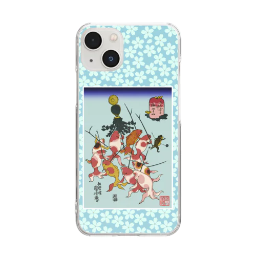 金魚づくし まとい Clear Smartphone Case