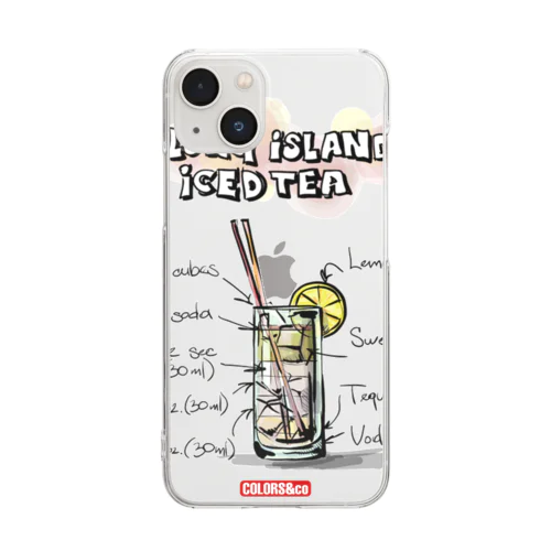 COLORS&co ロングアイランドアイスティー Clear Smartphone Case