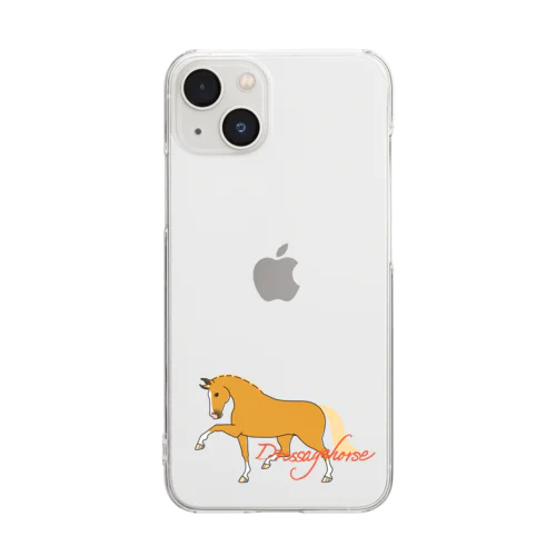 栗毛の馬場馬さん Clear Smartphone Case