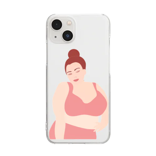 NAUR 文字抜き版 Clear Smartphone Case