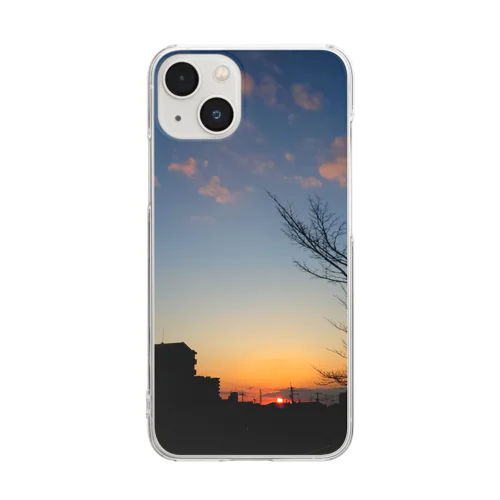 とじこめて空-逢魔が時の勿忘草- Clear Smartphone Case