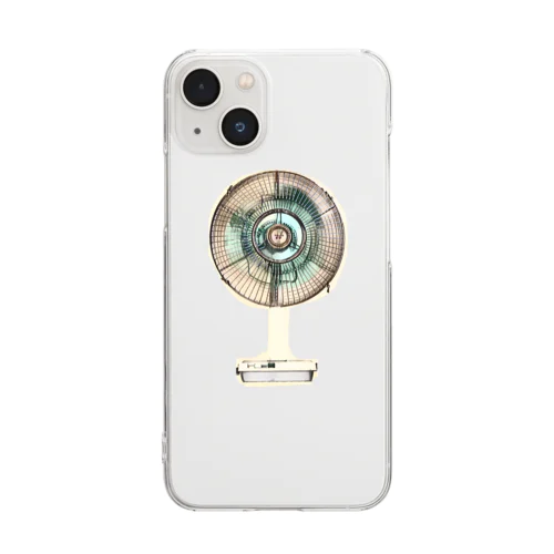 雑な扇風機 Clear Smartphone Case
