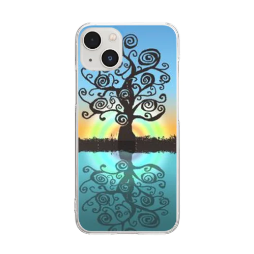 生命の樹 Clear Smartphone Case